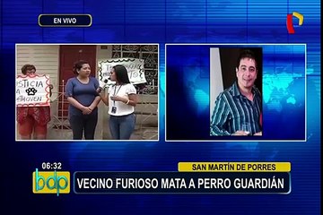 SMP: denuncian que hombre asesinó a puñaladas a perro guardián