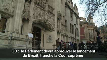 Brexit: le gouvernement "déçu" de la décision de la Cour suprême