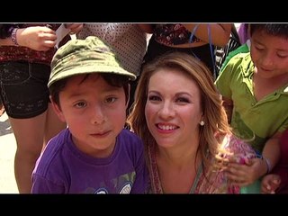 ¡Ingrid cumplió y regaló 50 globos a 50 niños!