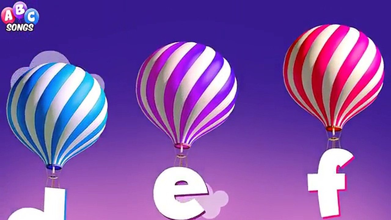 ABC Songs for Children | ABC Balloon Song