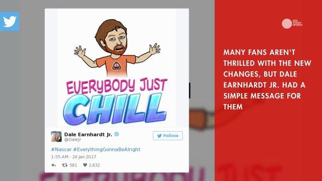 Dale Jr. on NASCAR rule changes: 'Everybody just chill'