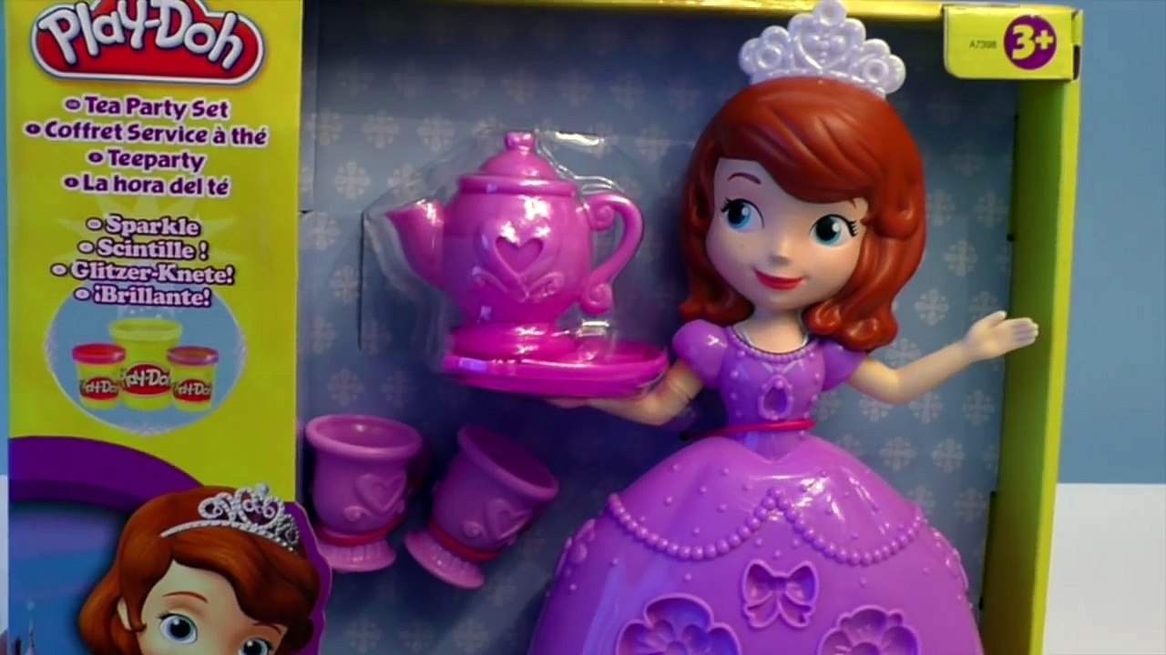 Play Doh Sofia The First Tea Party Play Set Disney Princess Playdough Girl Games Playdoh Kids Toys