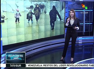 Marchan alemanes en el aeropuerto de Frankfurt contra deportaciones