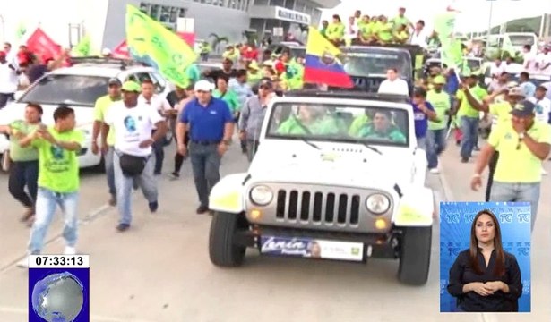 Actividades de candidato presidencial Lenin Moreno en Esmeraldas