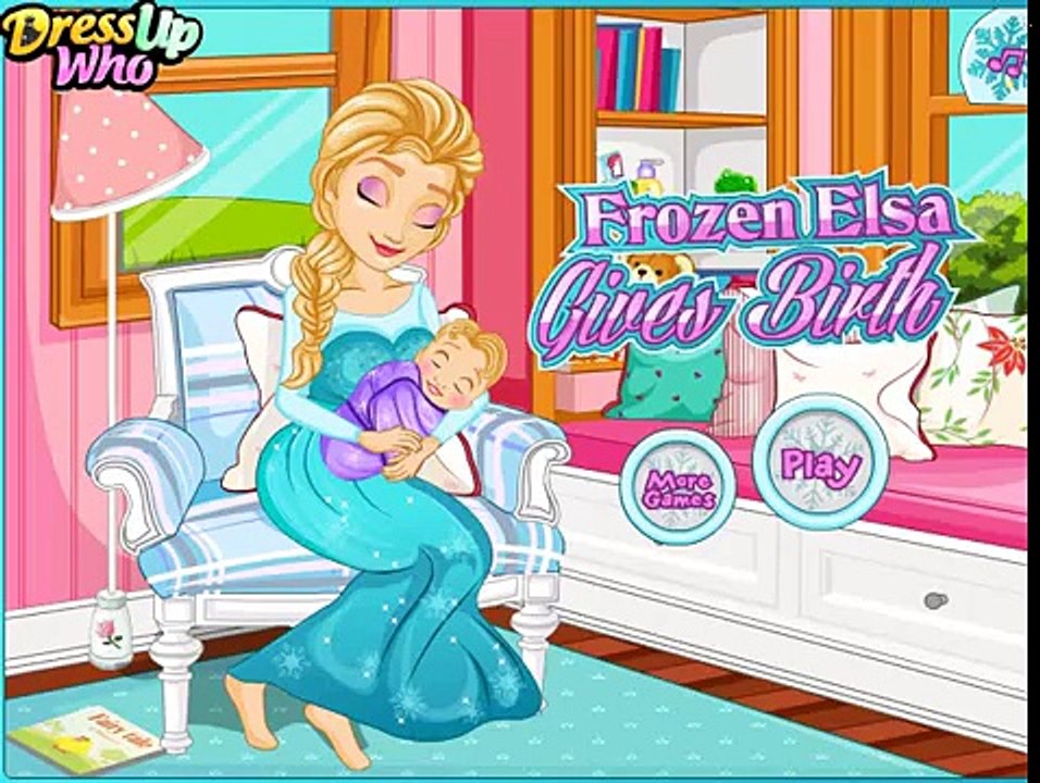 Frozen Elsa Gives Birth | Best Game for Little Girls - Baby Games To Play
