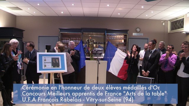 Deux élèves médailles d'or du concours Un Des Meilleurs Apprentis de France