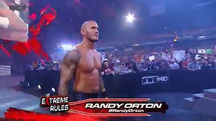 WWE Extreme Rules 2012 - Randy Orton v.s Kane - Falls Count Anywhere Match