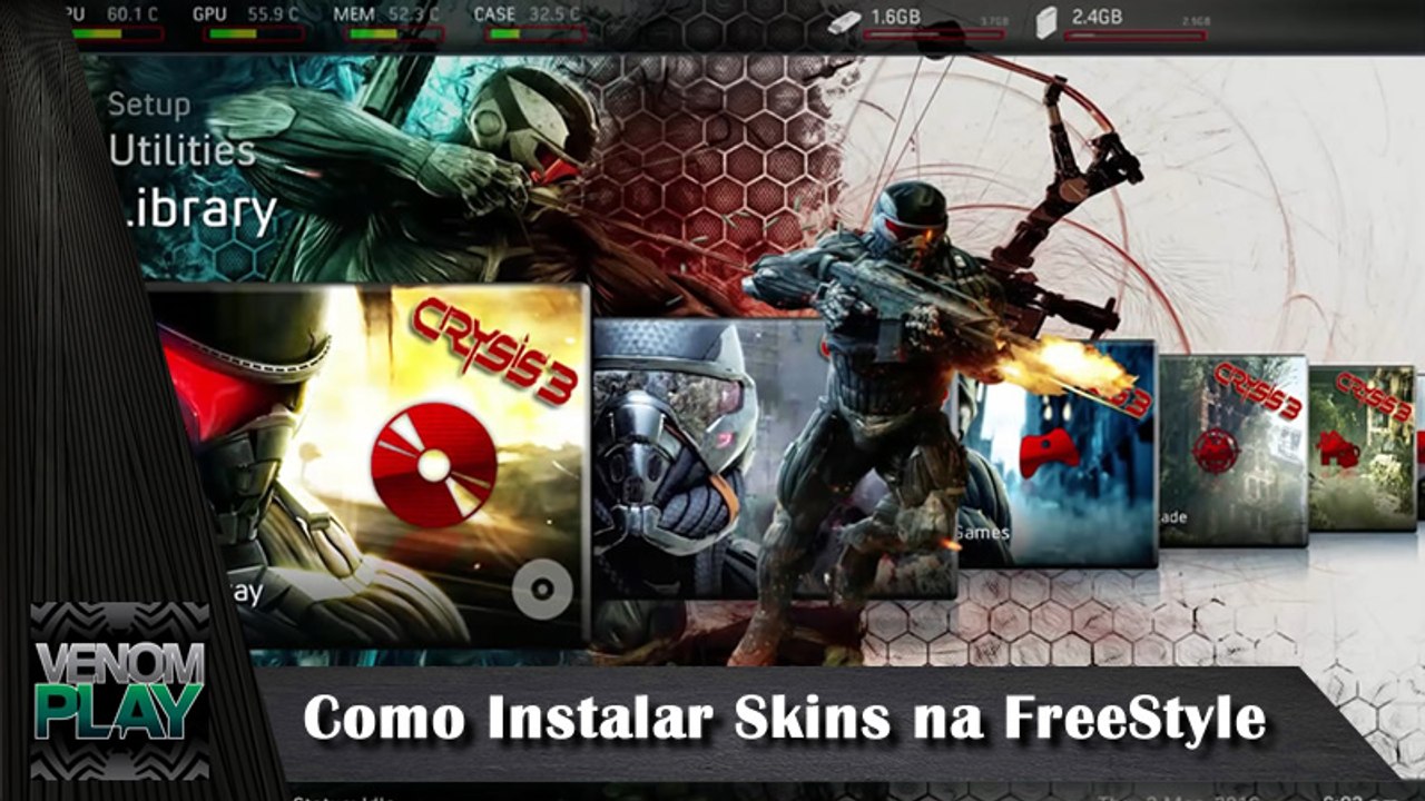 Como Instalar Skins na FreeStyle Xbox 360 RGH/JTAG