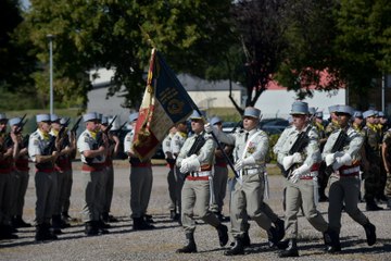 Vosges-vidéo : la prise d'armes au premier Régiment de Tirailleurs...