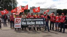 Loi Travail : nouvelle manifestation devant la préfecture...