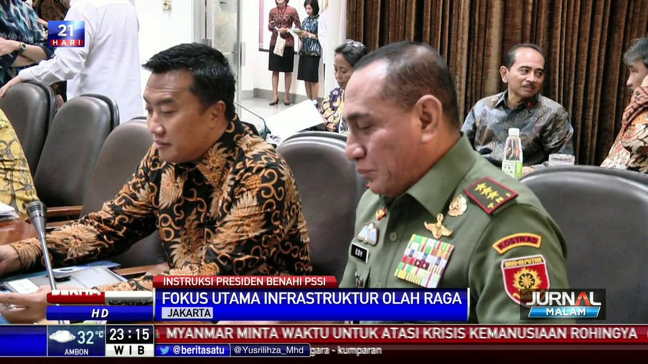 Jokowi Instruksikan Pembenahan Sepakbola Nasional