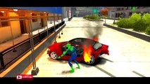COLORS SPIDERMAN with COLORS MERCEDES BENZ SUPER CARS FOR KIDS NURSERY RHYMES SONGS FOR KIDS