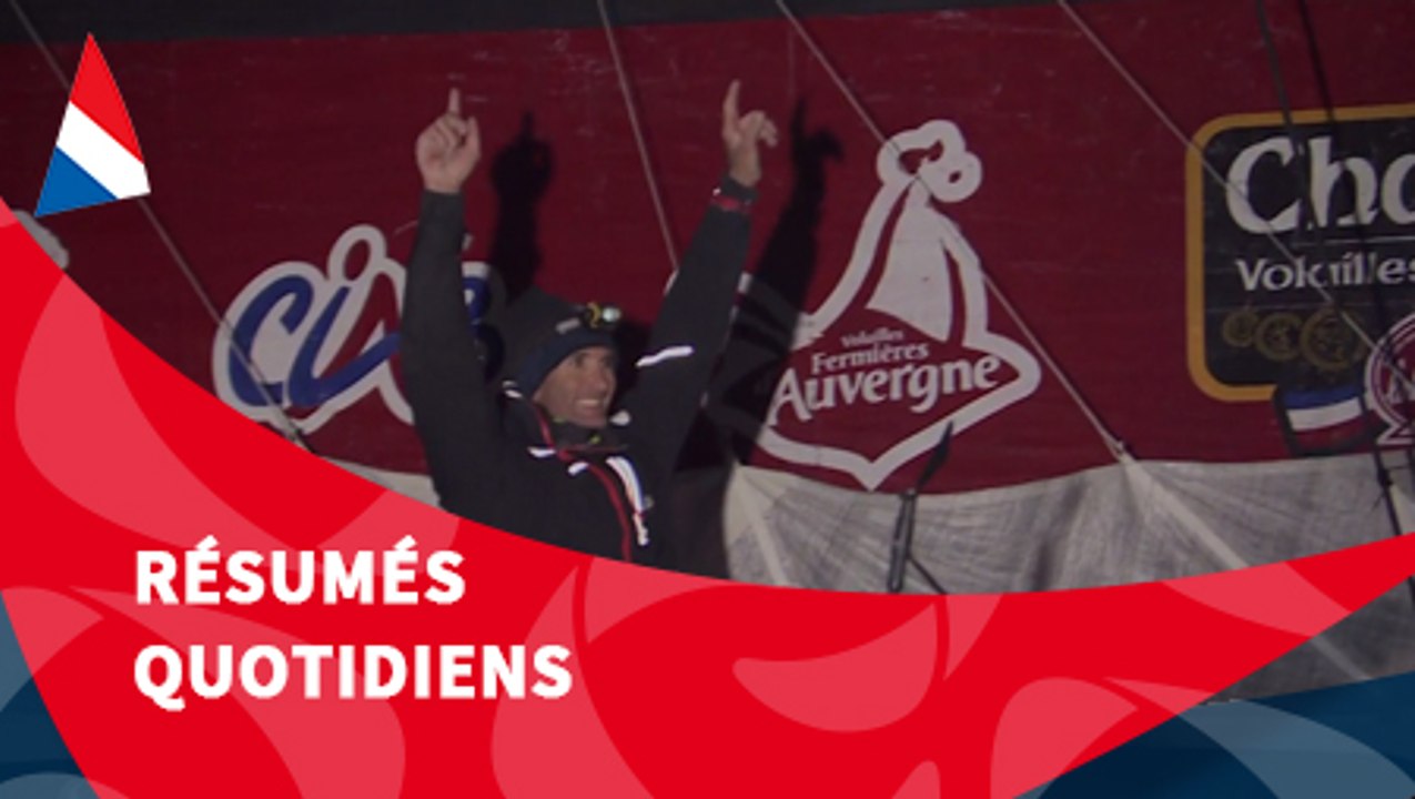 J79 : Jérémie Beyou sur la troisième marche du podium / Vendée Globe