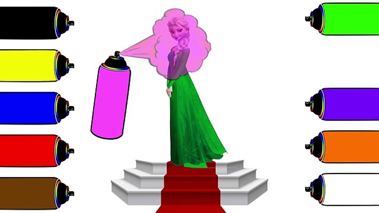 Learn Colors with Frozen Elsa and Surprise Eggs Colours for Kids Children Toddlers Baby Play Videos