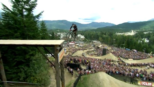 GoPro View: Crazy Fast Urban Downhill MTB Down Stairs and Gaps