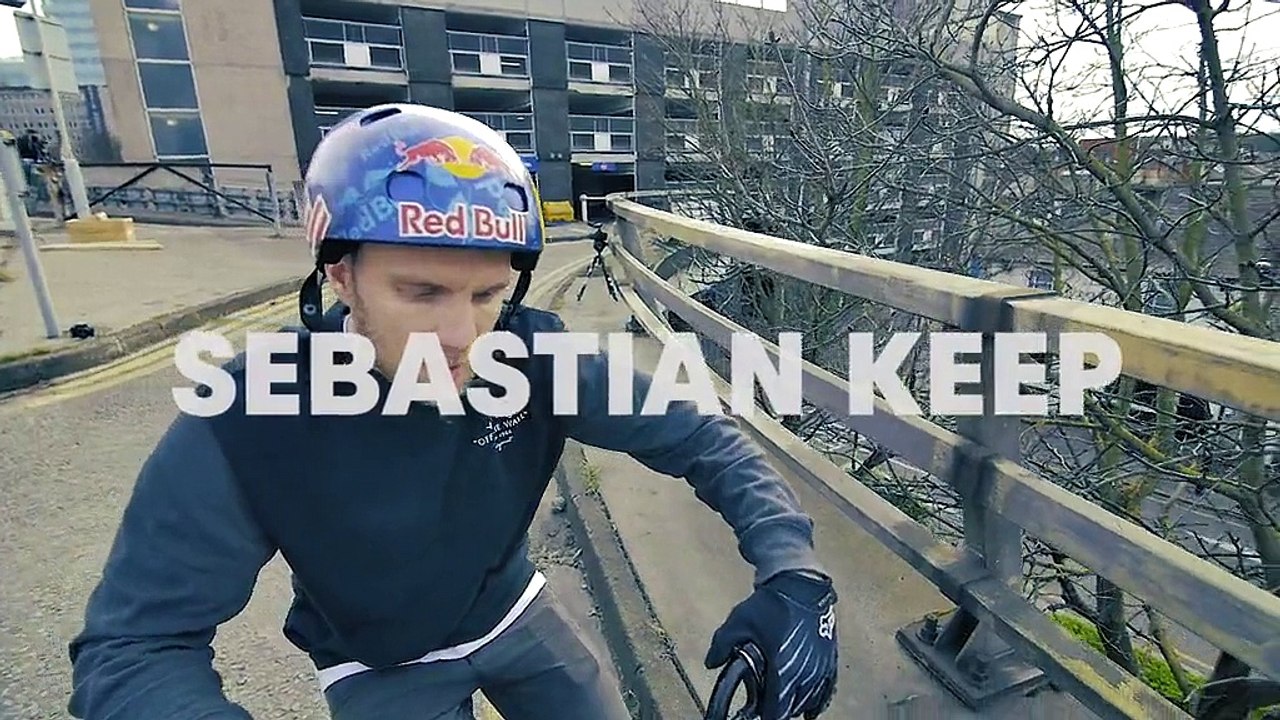 GoPro View: Crazy Fast Urban Downhill MTB Down Stairs and Gaps
