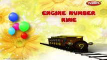 Engine Number Nine | Nursery Rhymes With Lyrics | Nursery Poems | 3D Nursery Rhymes For Children