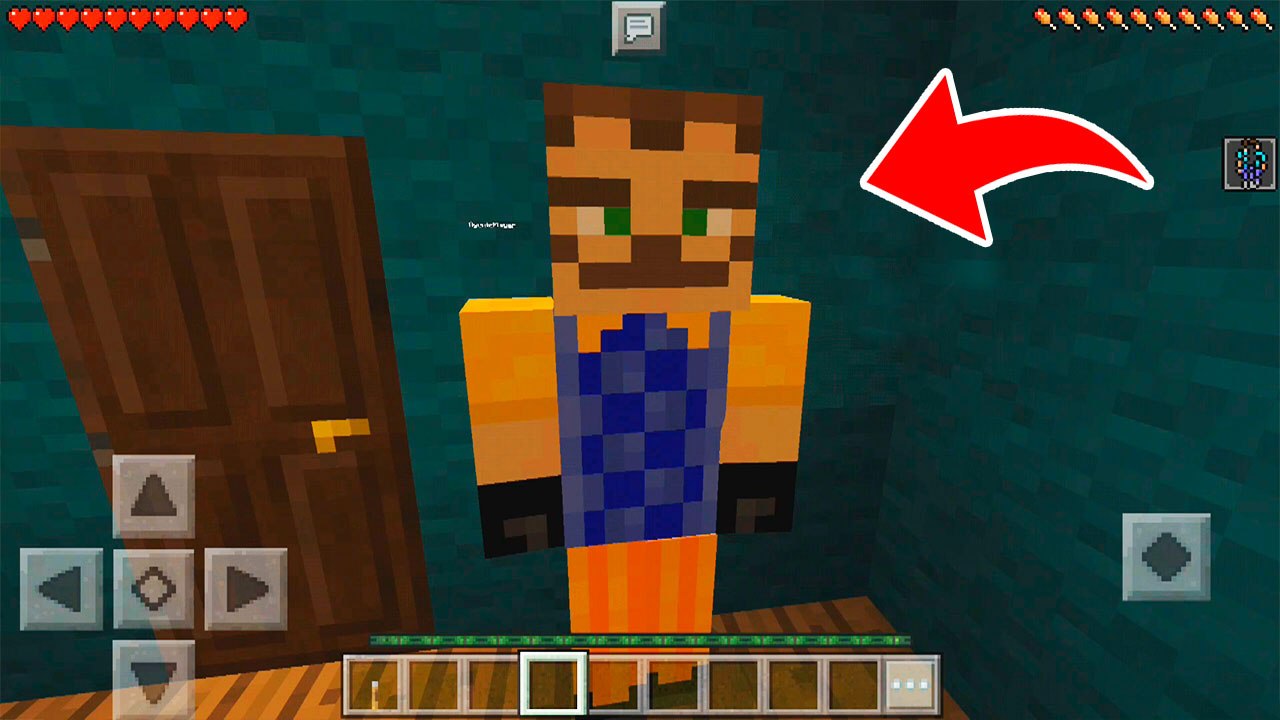 HELLO NEIGHBOR NO MINECRAFT POCKET EDITION