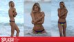 Joy Corrigan Goes Topless in Cold Miami Beach Photoshoot