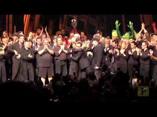 Curtain Call: Julie Taymor, Bono and The Edge at "Spider-Man Turn Off the Dark"