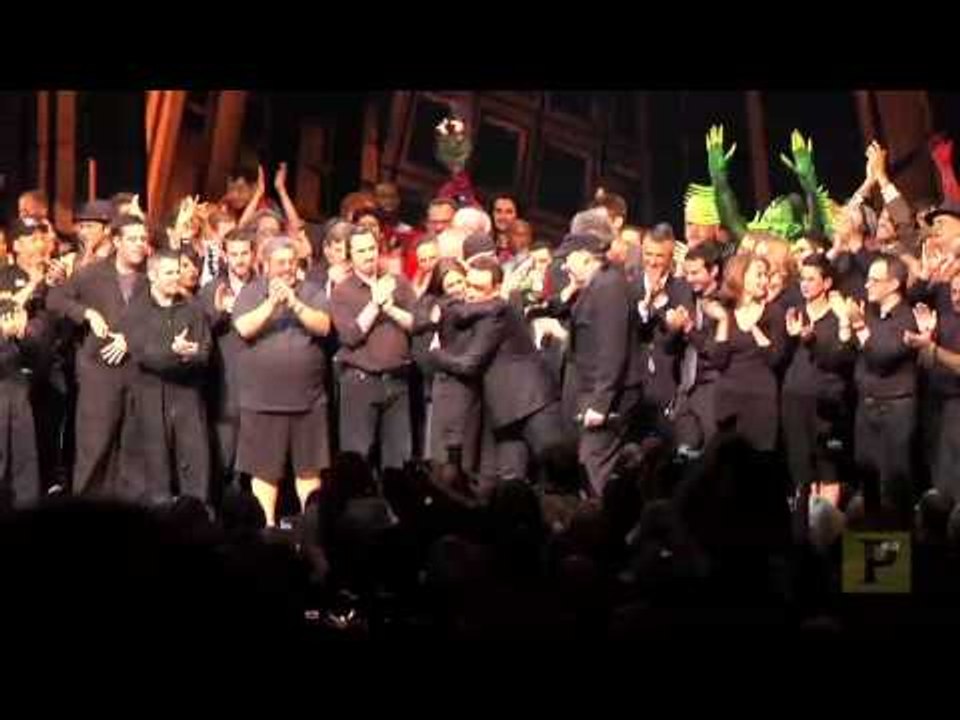 Curtain Call: Julie Taymor, Bono and The Edge at "Spider-Man Turn Off the Dark"