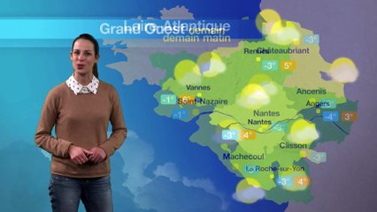 Prévisions météo pour la journée du mercredi 25 janvier