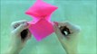 Origami Schleife falten - 3D Geschenkschleife basteln mit Papier - Weihnachten basteln  DIY Geschenk(720p)