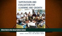 Read Online Supervision and Evaluation for Learning and Growth: Strategies for Teacher and School