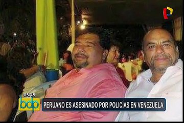 Denuncian que peruano fue asesinado por policías en Venezuela