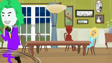 Girl Joker Gives Frozen Elsa & Spiderman a WEDGIE PRANK In Real Life In 4K