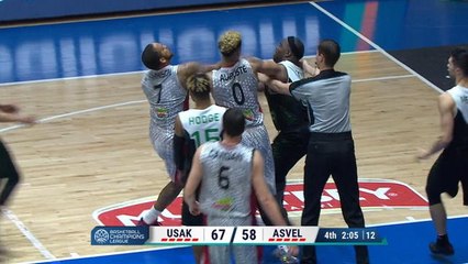 Basket Champions League - Fin de match très tendue entre l'ASVEL et l'Usak