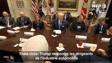 Trump rencontre les dirigeants de l'industrie automobile