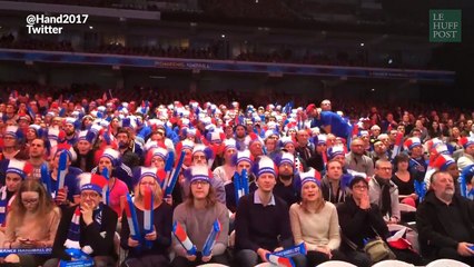 France-Suède: les images du stade Pierre Mauroy en ébullition