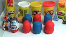 7 Surprise eggs. Marvel heroes surprise eggs. Kinder surprise. Play-Doh video