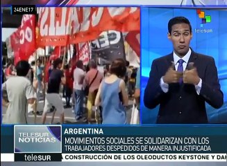 Argentina: marchan en solidaridad con trabajadores despedidos de AGR