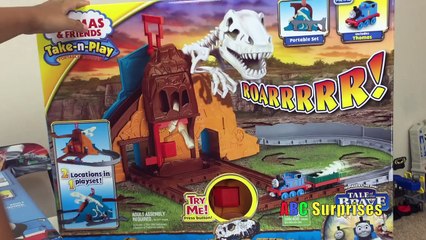 Thomas & Friends Take N Play Roaring Dino Run Play Set Fisher Price Fun For Kids Discover Artifacts