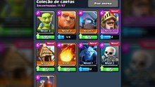 CLASH ROYALE ABRI BAÚ MÁGICO!! e batalhei