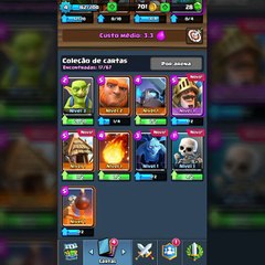 CLASH ROYALE ABRI BAÚ MÁGICO!! e batalhei