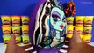 GIANT FRANKIE STEIN Surprise Egg Play Doh - Monster High Toys Shopkins Minions MLP