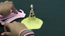 Disney Princess Play-Doh Dress Up and Belle Play Dough Modeling