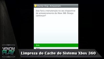 Como Fazer Limpeza do Cache do Sistema do Xbox 360
