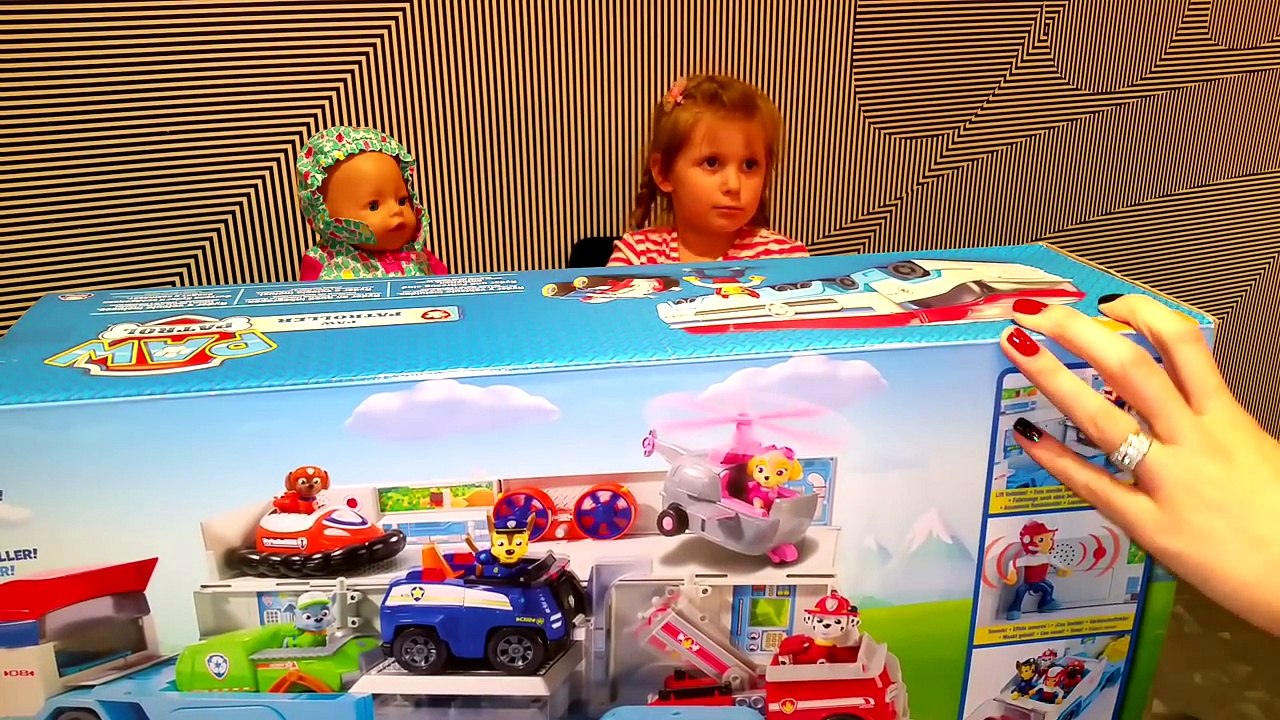 ЩЕНЯЧИЙ ПАТРУЛЬ и ПАТРУЛЕВОЗ от Настюшик МЕГА АВТОВОЗ Щенячий Патруль PAW Patrol Сar Transporter