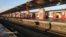London Underground and c2c trains at West Ham station