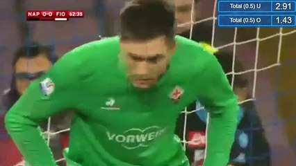 lorenzo insigne-2nd-shot-cross-bar-napoli-0-0-fiorentina-24-01-2017