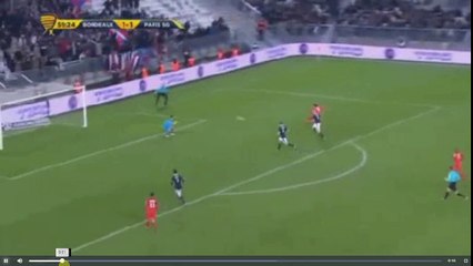Cavani Goal - Bordeaux vs PSG 1-2  24.01.2017 (HD)
