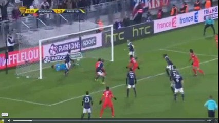 Cavani Second Goal - Bordeaux vs PSG 1-3  24.01.2017 (HD)