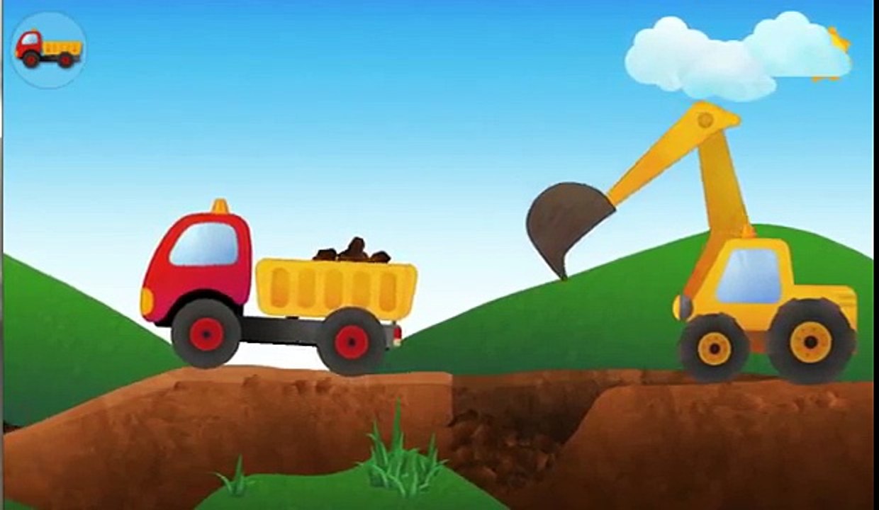 мультики про машинки строительная техника игра как мультфильм для детей - игры для мальчиков