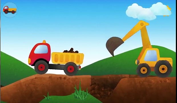 мультики про машинки строительная техника игра как мультфильм для детей - игры для мальчиков