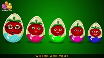 Tomato Surprise Egg |Surprise Eggs Finger Family| Surprise Eggs Toys Tomato