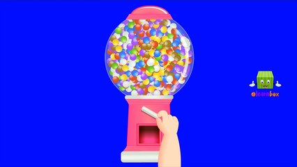 Colors for Children to Learn with Gumball Machine - Colours for Kids to Learn - Kids Learning Videos